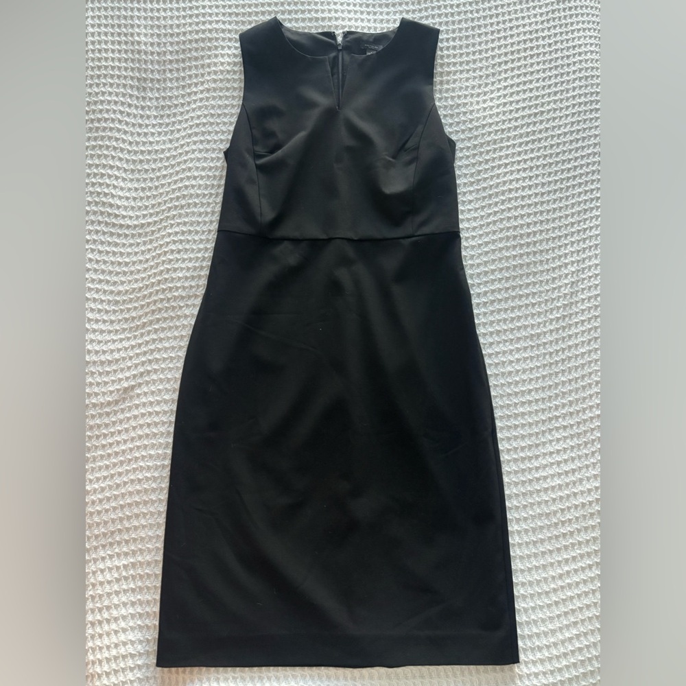 Ann Taylor Classic Black Midi Dress